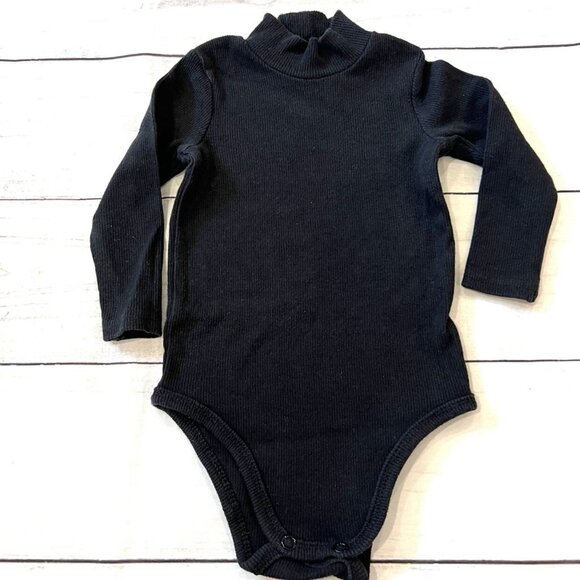 Lil Legs Bundle Of 2 Ribbed Mockneck Onesies - Picture 6 of 12